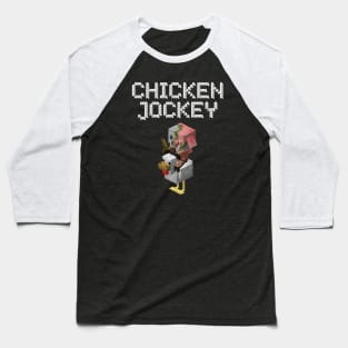 chicken jockey minecraft Baseball T-Shirt